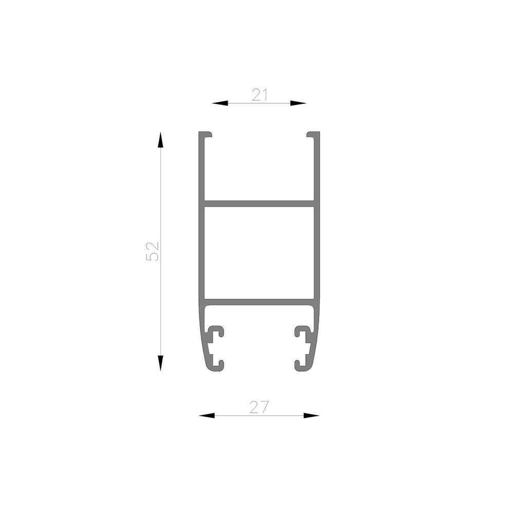 Parante lateral de Hoja para DVH