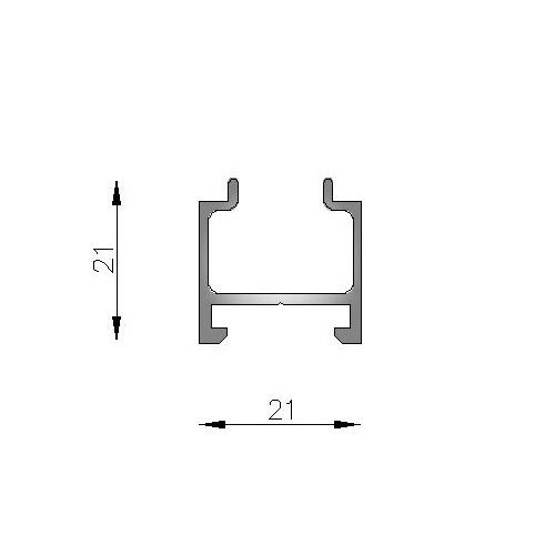 Suplemento para Contravidrio de PF en Hoja oculta