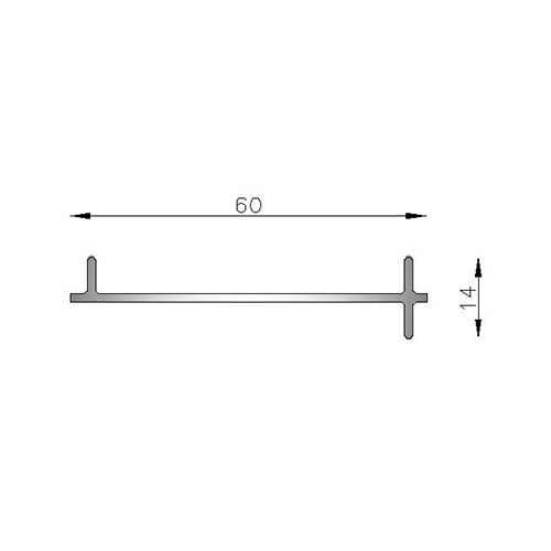 Acople 180�, m�dulo 60 a 45mm