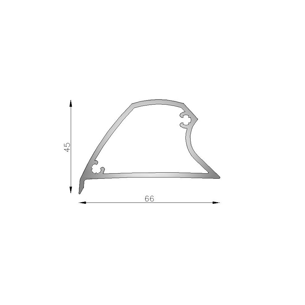 Refuerzo Parante central corte a 45�