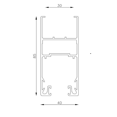 Hoja Ventana Corrediza DVH (luz 30mm)
