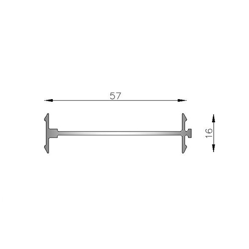 Acople a 180�, m�dulo 60mm