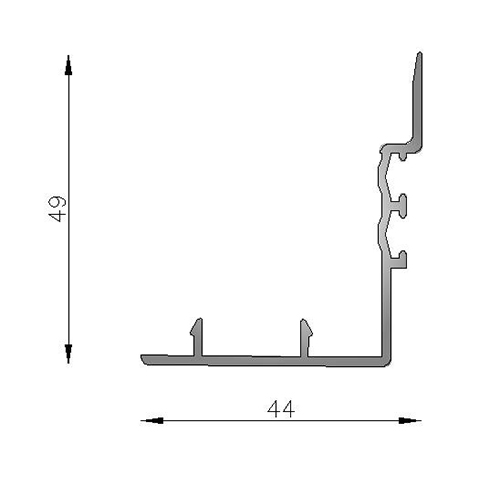 Solapa central 45� para MT-0397