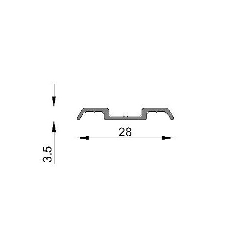 Tapacanto puerta de rebatir