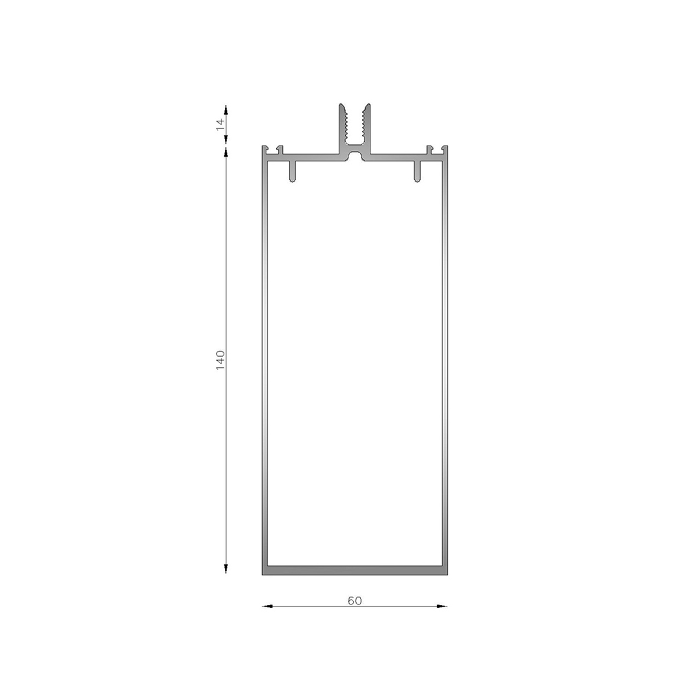 Columna 140 mm para Frente integral