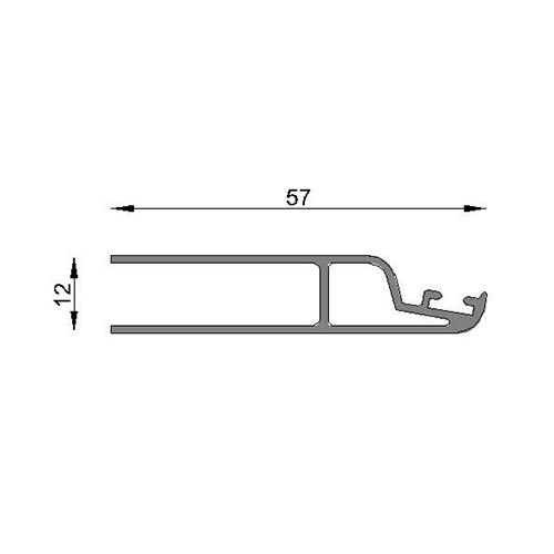 Terminal largo celos�a regulable