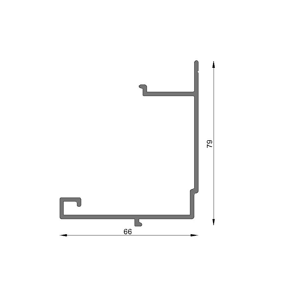 Gu�a techo corredizo