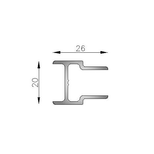 Encuentro central para cuatro Hojas corte a 90�