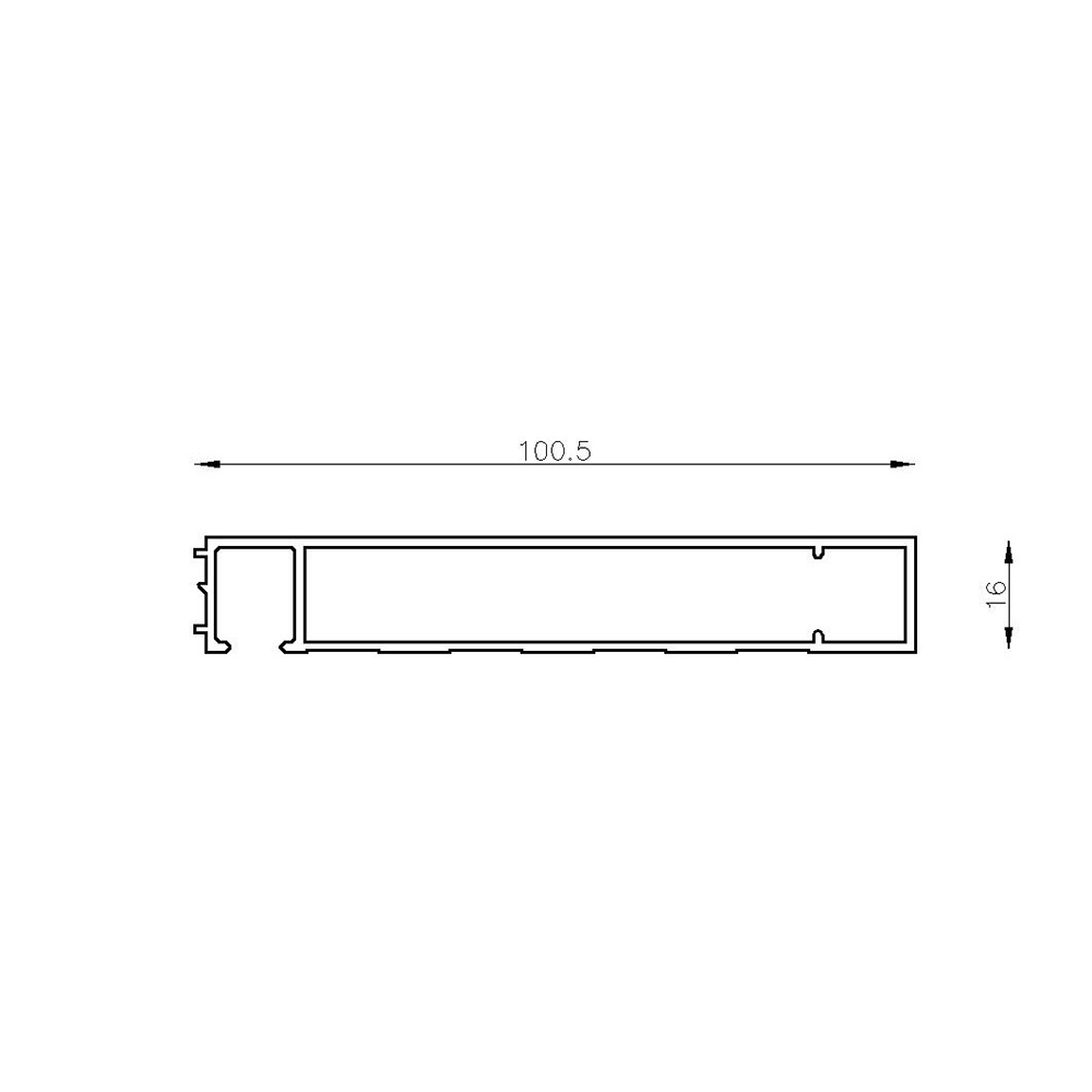 Premarcopara Corrediza de 3 gu�as corte a 90�