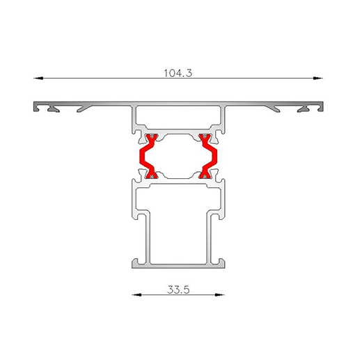 Travesa�o Batiente + PF Hojas oculta