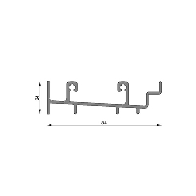 UMBRAL PTA CORREDIZA 6063