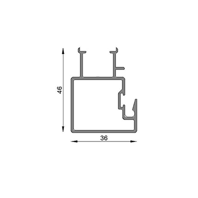 PARANTE CENTRAL 6063 T5