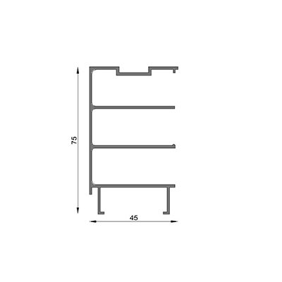 ZOCALO TABIQUERIA TUB 6063 T5