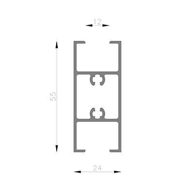 TRAV. CORR. V. SIMPLE 6063 T5