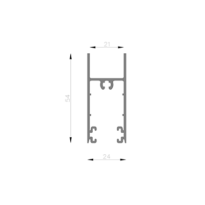 ZOCALO Y CABEZAL  DVH 6063 T5