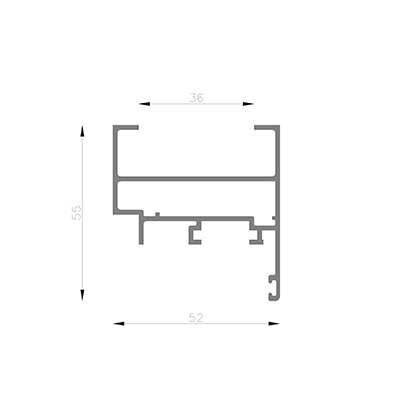 POSTIGON REB. 6063 T5