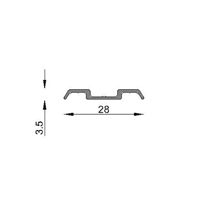 TAPACANTO PUERTA REB. 6063 T5