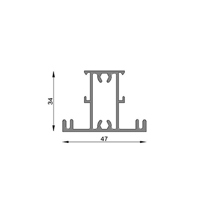 TRAVESA�O PA�O FIJO 6063 T5