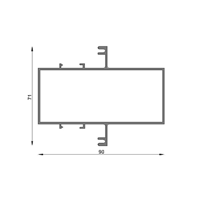 TRAV. TUB. PA�O FIJO 6063 T5