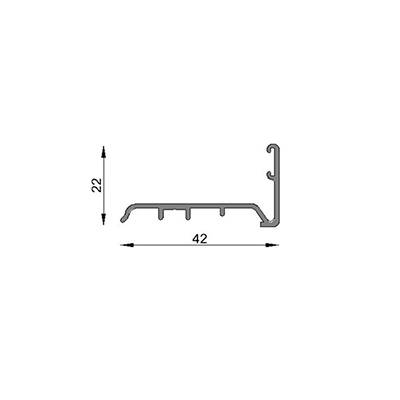 TAPACANTO CENTRAL 6063 T5