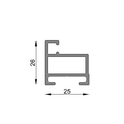 BATIENTE MOSQ. 6063 T5