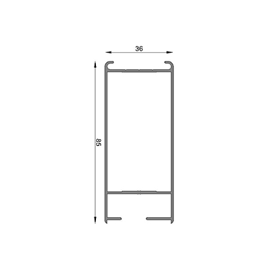PARANTE PUERTA 6063 T5