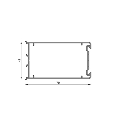 MARCO PERIMETRAL HOJA 6063 T5