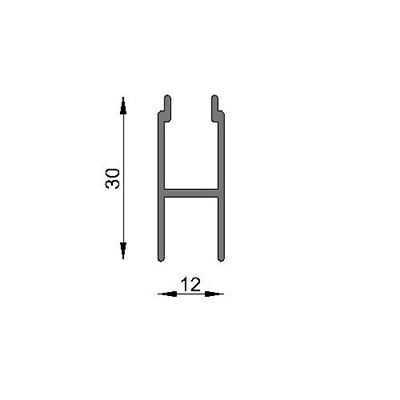 UMBRAL VITRINA 6063 T5