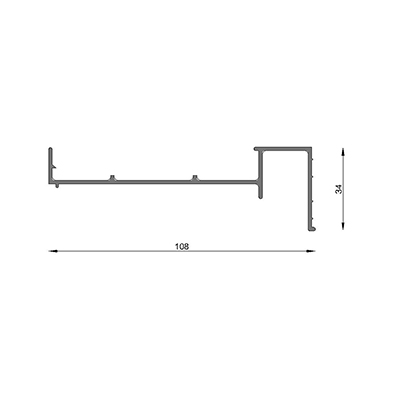 GUIA CORTINA REG. 6063 T5