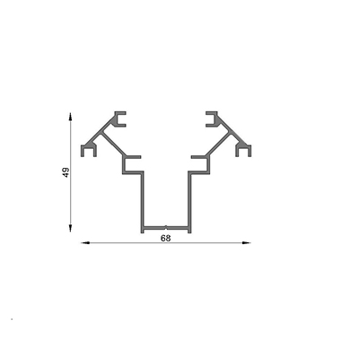 COLUMNA TAB. DIVISORIO 6063 T5