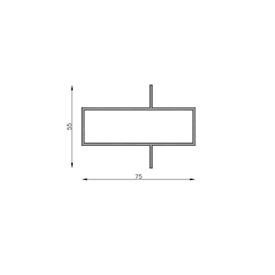 TUBO ALETADO 75x25 6063 T5
