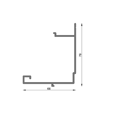 GUIA TECHO CORRED. 6063 T5