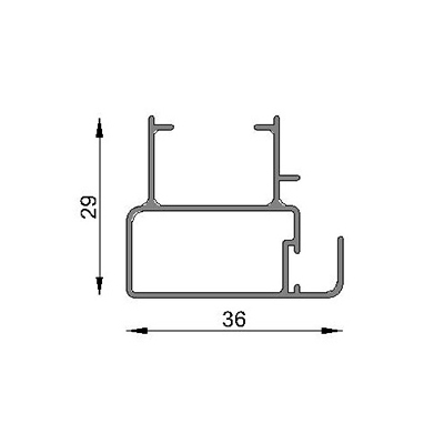 PARANTE CENTRAL 6063 T5