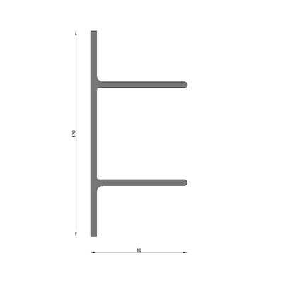 ANCLAJE COLUMNA 6063 T5
