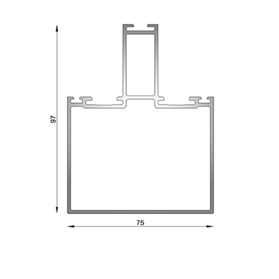 COLUMNA 97mm 6063 T5