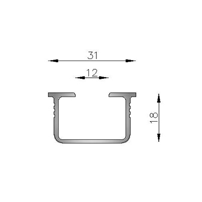 ADAPTADOR VS MASS R60 6063 T5