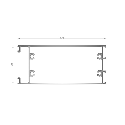 ZOCALO PUERTA 6063 T5