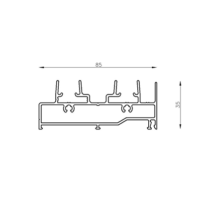 MARCO UMBRAL    AA 6063 T5