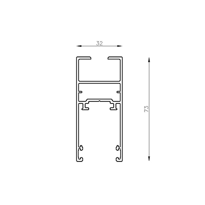 HOJA VIDRIO SIM AA 6063 T5