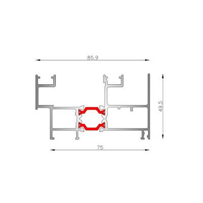 Marco corredizo de dos gu�as